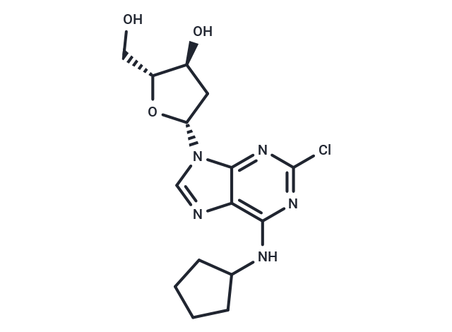 2-Chloro-N6-cyclopentyl 2'-deoxy-   adenosine