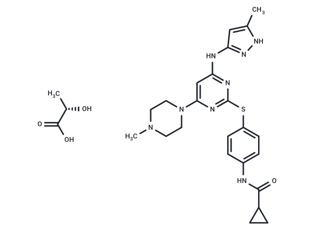 Tozasertib lactate