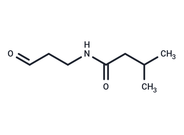 3-Methyl-N-(3-oxopropyl)butanamide