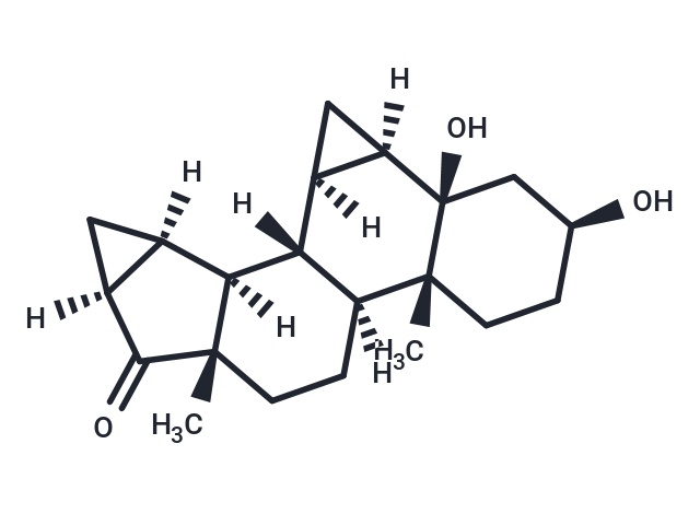 (2S,4aR,4bS,6aS,7aS,8aS,8bS,8cR,8dR,9aR,9bR)-2,9b-Dihydroxy-4a,6a-dimethylhexadecahydro-1H-cyclopropa[4,5]cyclopenta[1,2-a]cyclopropa[l]phenanthren-7(7aH)-one
