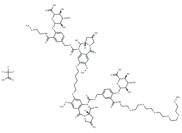 β-Glucuronide-dPBD-PEG5-NH2 TFA