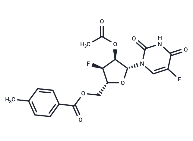 2’-O-Acetyl-5’-O-(p-toluoyl)-3’-deoxy-3’-fluoro-5-fluorouridine