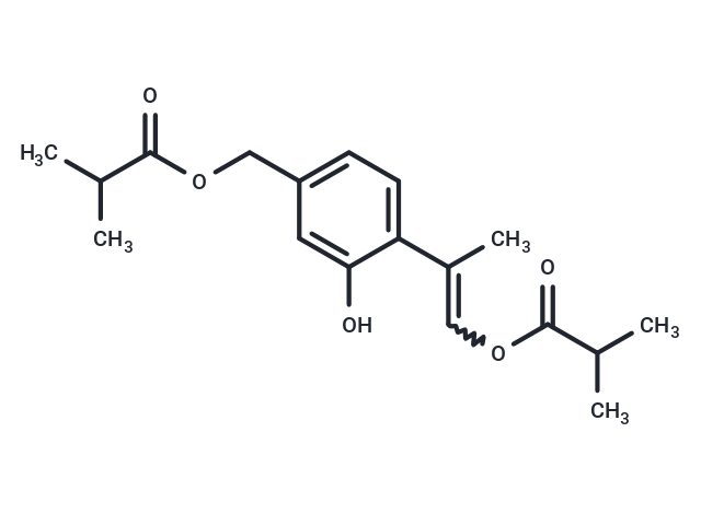 8,9-Dehydro-7,9-diisobutyryloxythymol