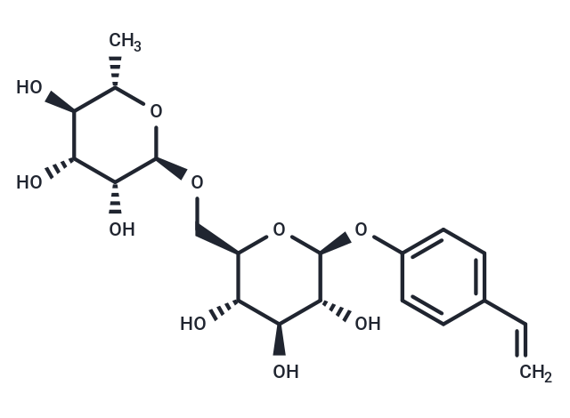 Vinylphenol, O-[L-Rhamnopyranosyl-(1-6)-?-D-glucop