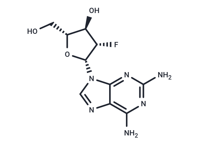 2,6-Diaminopurine -9-beta-D-(2'-deoxy-2'-fluoro)-arabinoriboside