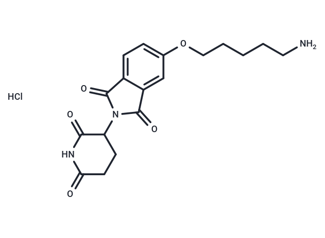 Thalidomide-5-O-C5-NH2 hydrochloride