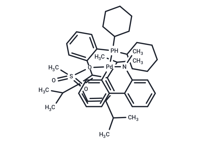 Methanesulfonato(2-dicyclohexylphosphino-2',4',6'-tri-i-propyl-1,1'-biphenyl)(2'-methylamino-1,1'-biphenyl-2-yl)palladium(II)