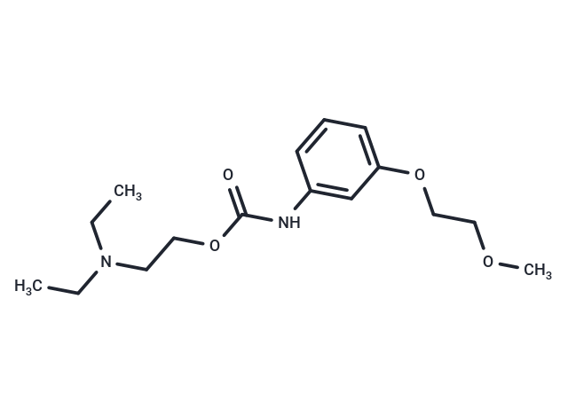 Carbanilic acid, m-(2-methoxyethoxy)-, 2-(diethylamino)ethyl ester