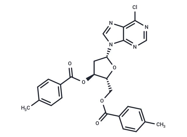 3,5-O-Ditoluoyl 6-chloropurine-9-β-D-deoxyriboside