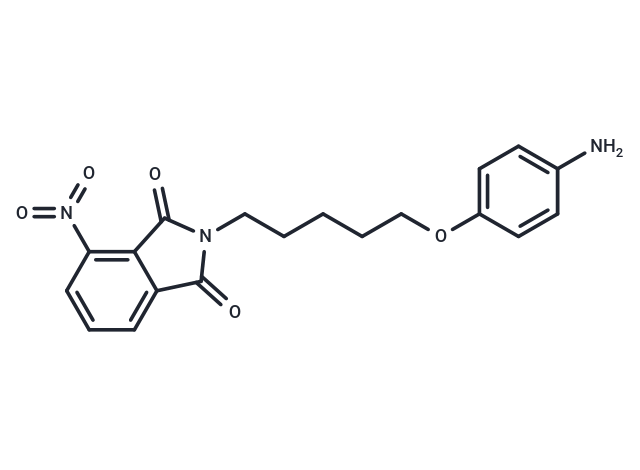 Phthalimide, N-(5-(p-aminophenoxy)pentyl)-3-nitro-