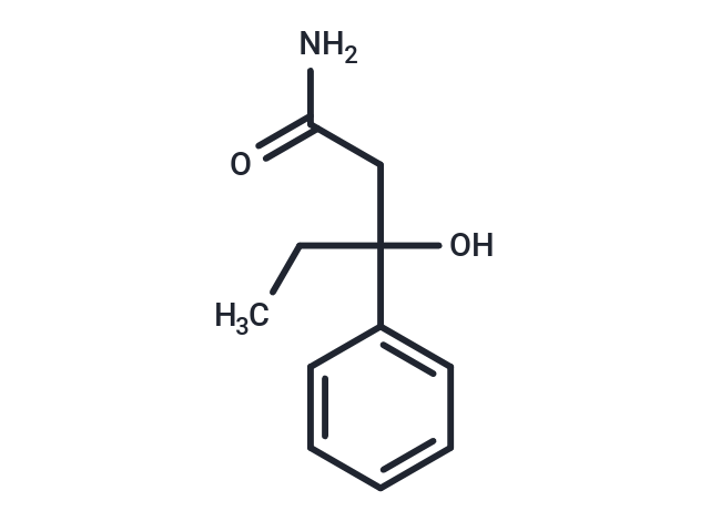 3-hydroxy-3-phenylpentanamide