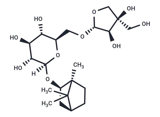 L-Borneol 7-O-[β-D-apiofuranosyl-(1→6)]-β-D-glucopyranoside