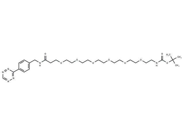 Tetrazine-Ph-NHCO-PEG6-NH-Boc