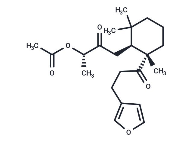 8-Acetoxy-15,16-epoxy-8,9-secolabda-13(16),14-diene-7,9-dione