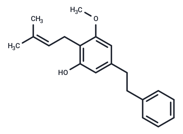 3-Methoxy-5-(2-phenylethyl)-2-prenylphenol