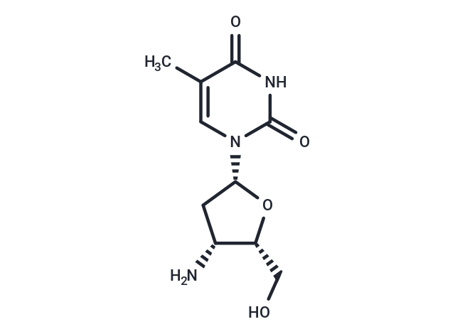 1-(3-beta-Amino-2,3-dideoxy-beta-D-threopenta-furanosyl)thymine