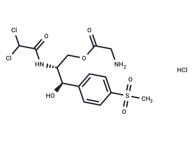 Thiamphenicol glycinate hydrochloride