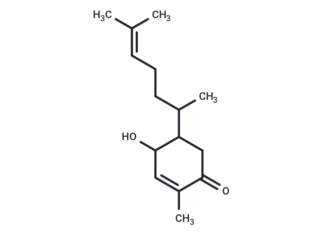 2-Cyclohexen-1-one, 5-(1,5-dimethyl-4-hexen-1-yl)-4-hydroxy-2-methyl-