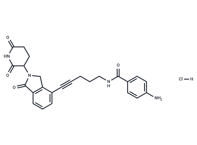 Lenalidomide-propargyl-C2-amido-Ph-NH2 hydrochloride