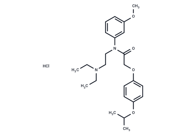 diethyl-[2-(3-methoxy-N-[2-(4-propoxyphenoxy)acetyl]anilino)ethyl]azanium chloride