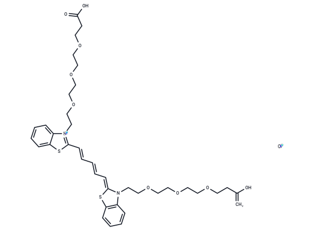 N,N'-bis-(Acid-PEG3)-benzothiazole Cy5