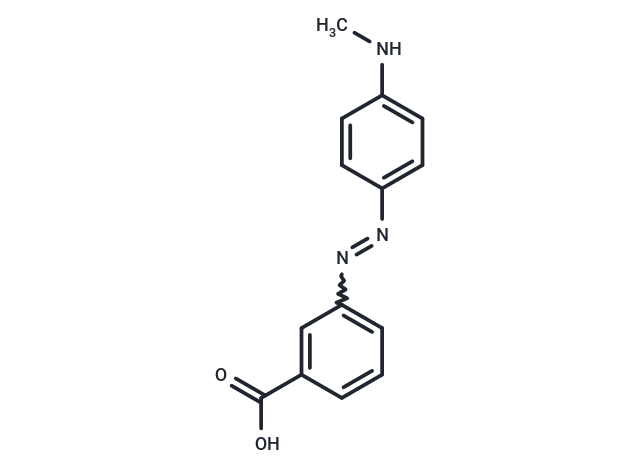 Benzoic acid, m-((p-methylaminophenyl)azo)-