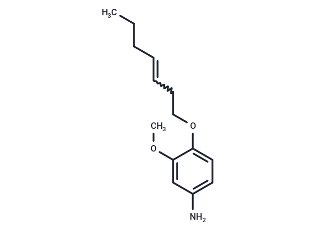 m-Anisidine, 4-(3-heptenyloxy)-