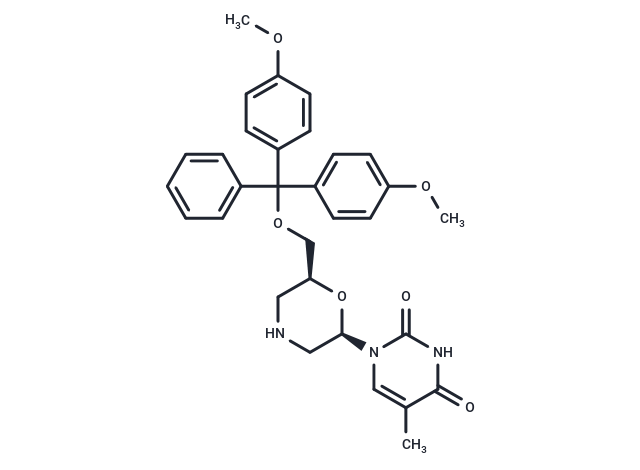 7'-O-DMT-morpholino thymine