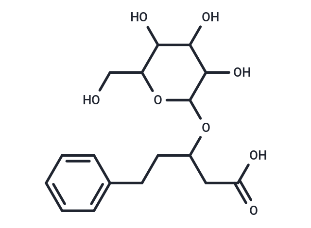3-Hydroxy-5-phenylpentanoic acid, O-?-D-Glucopyran
