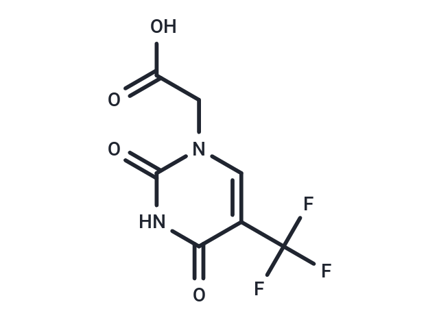 5-Trifluoromethyluracil-1-yl  acetic acid