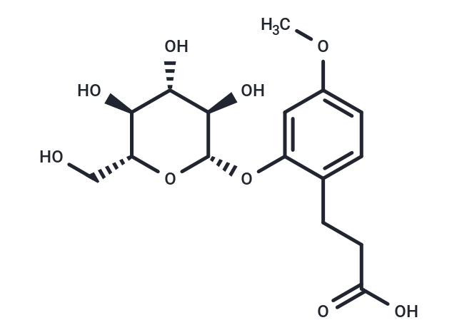 3-(2-Glucosyloxy-4-methoxyphenyl)propanoic acid