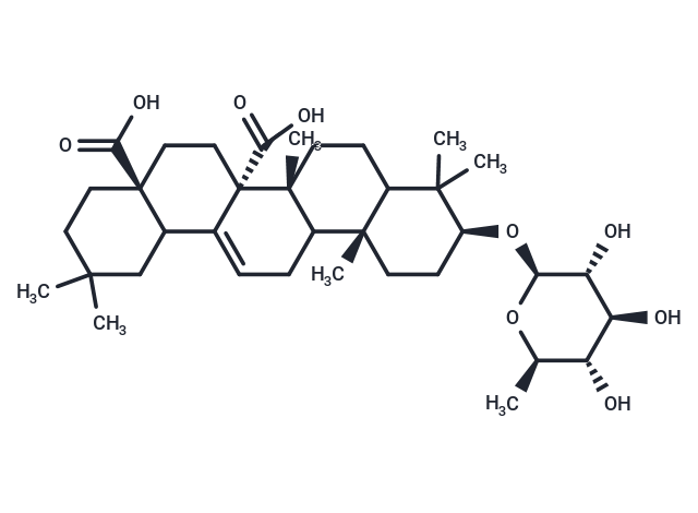 3-Hydroxy-12-oleanene-27,28-dioic acid, 3-O-(6-Deo