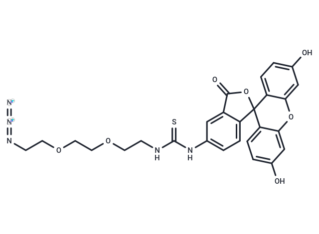 Fluorescein-thiourea-PEG2-azide