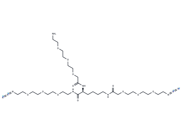 Amine-PEG3-Lys(PEG3-N3)-PEG3-N3