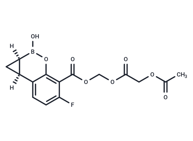 QPX7728 bis-acetoxy methyl ester