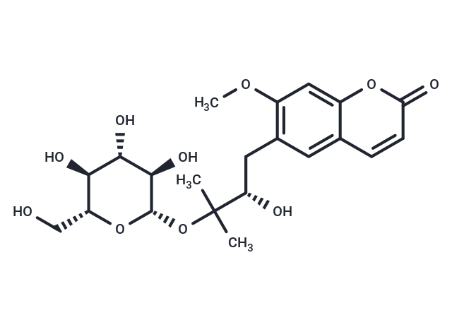 (S)-7-O-Methylpeucedanol 3′-O-β-D-glucopyranoside