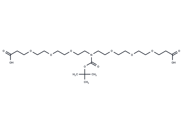 N-Boc-N-bis(PEG3-acid)