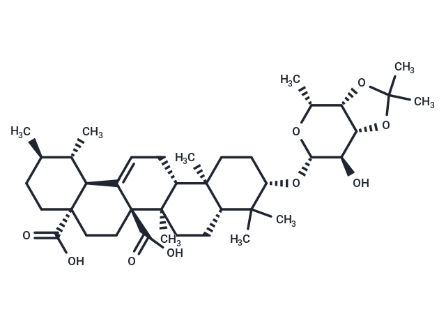 Quinovic acid 3-O-(3',4'-O-isopropylidene)-beta-D-fucopyranoside