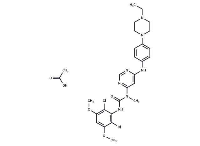 Infigratinib acetate