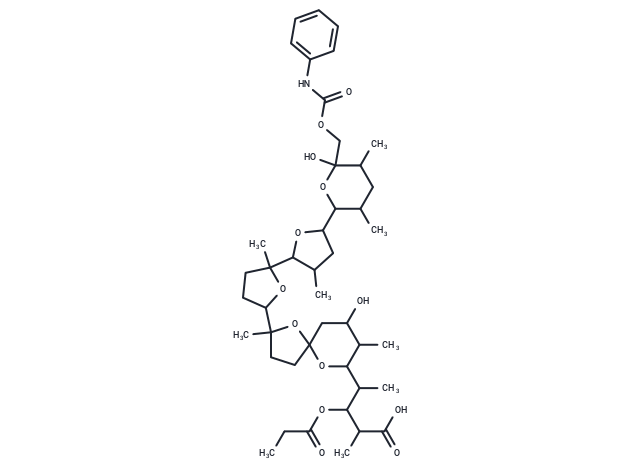 Laidlomycin phenylcarbamate