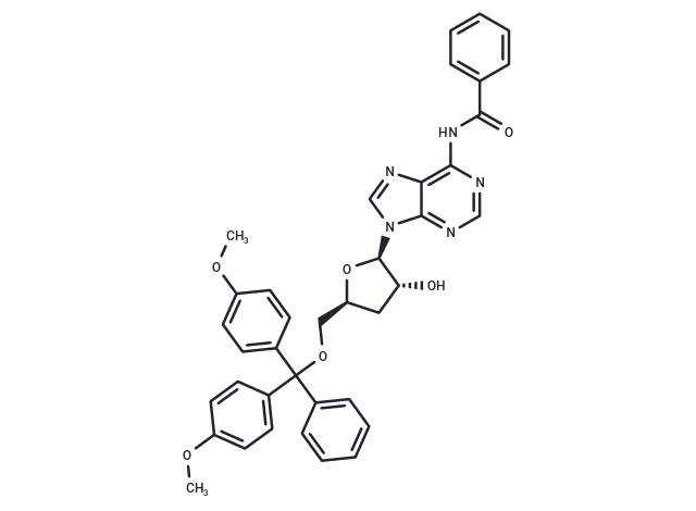 N6-Benzoyl-5’-O-(4,4-dimethoxytrityl)-3’-deoxy  adenosine