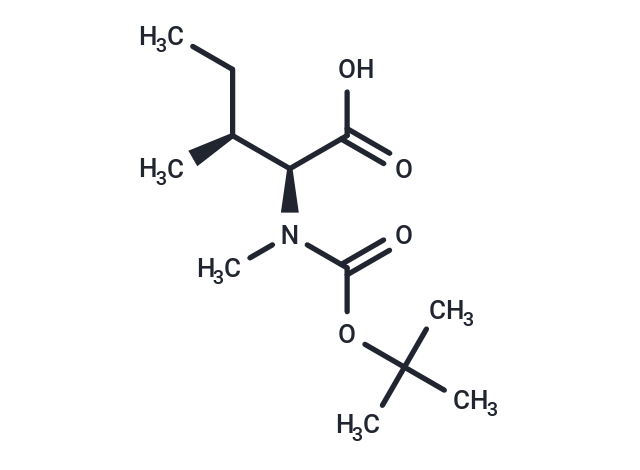 (2S,3S)-2-((tert-Butoxycarbonyl)(methyl)amino)-3-methylpentanoic acid