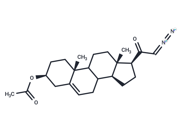 21-diazo-20-oxopregn-5-en-3-yl acetate