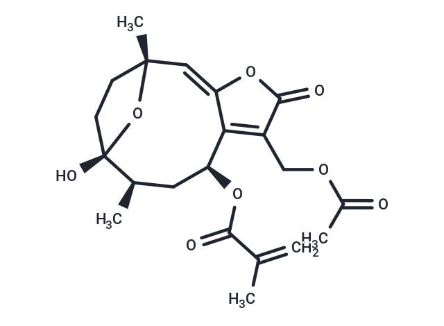 8alpha-(2-Methylacryloyloxy)hirsutinolide 13-O-acetate