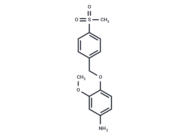 m-Anisidine, 4-((p-(methylsulfonyl)benzyl)oxy)-