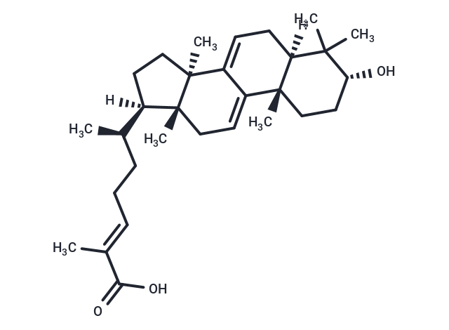 Lanosta-7,9(11),24-trien-3α-hydroxy-26-oic acid