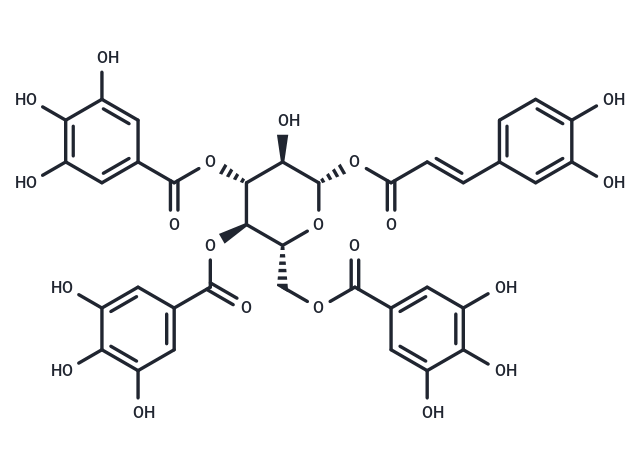 1-O-Caffeoyl-3,4,6-trigalloyl-?-D-glucopyranose