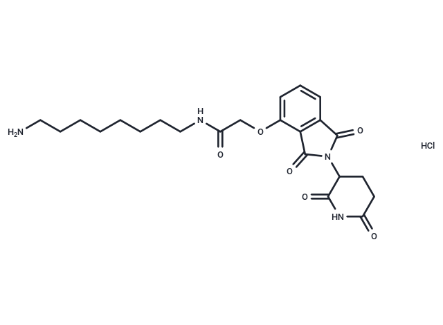 Thalidomide-O-amido-C8-NH2 hydrochloride