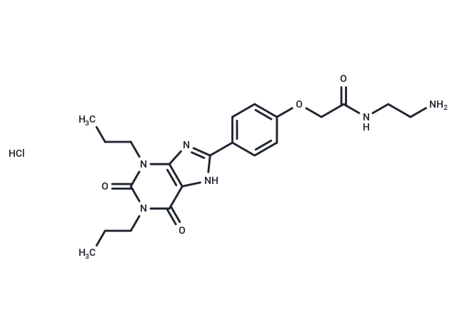Xanthine amine congener hydrochloride