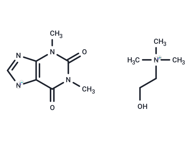 Choline theophyllinate